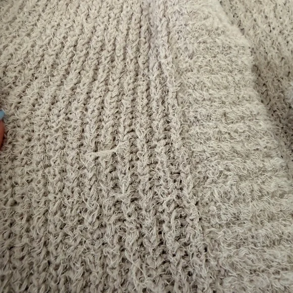 Express Cream Women's Cardigan Sweater - Picture 3 of 6